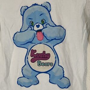 Care Bears Graphic Tee Long Sleeve Cotton T-Shirt Small